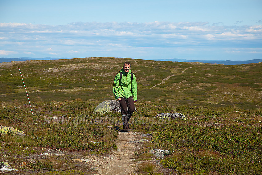 På tur på Bjødalsfjellet.