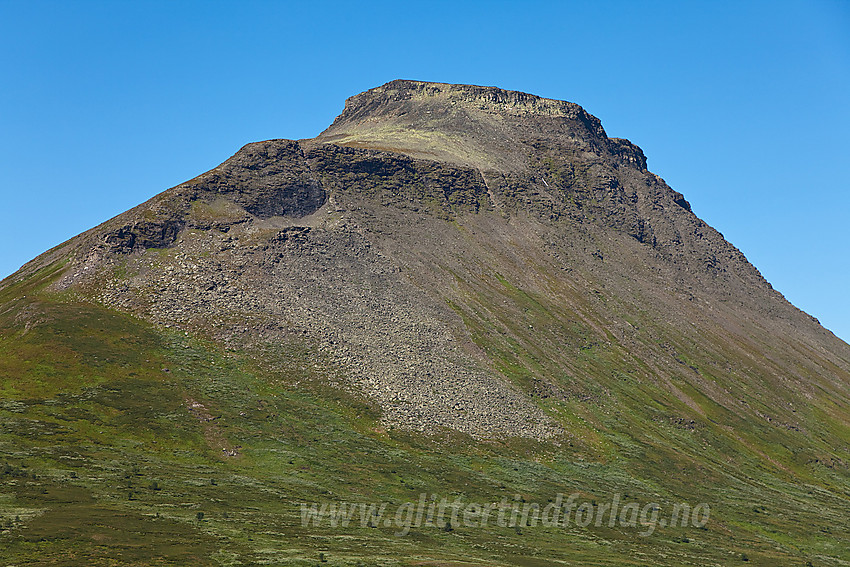 Klanten (1768 moh) sett fra Smådalen.