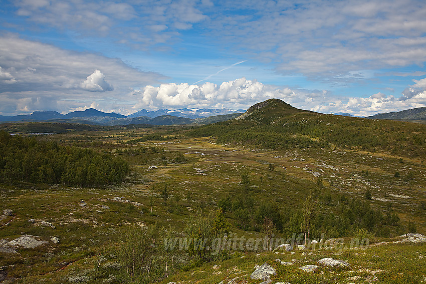 På vei mot Brummaknappen fra sørøst.