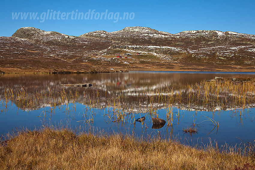 Ved Skreddalstjernet mot Skreddalsfjellet (1414 moh).