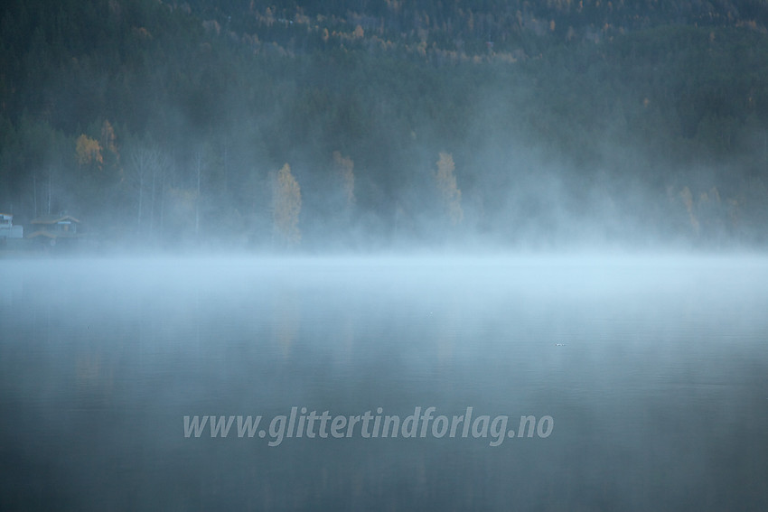 Padling på Aurdalsfjorden. Her like ved Aurdal Fjordcamping.