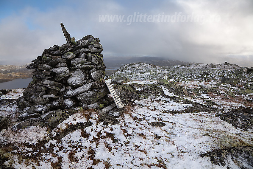 På toppen av Slettningsegge (1524 moh).