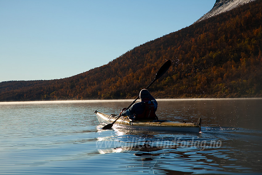 Padling på Helin.