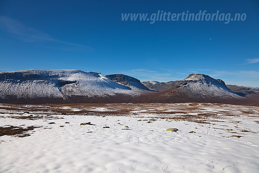 På Smådalsfjellet mot Ranastongi, Hestebotten og Klanten.