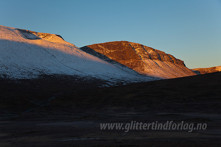 Høstmorgen over Ranastongi (1900 moh) sett fra Smådalen.