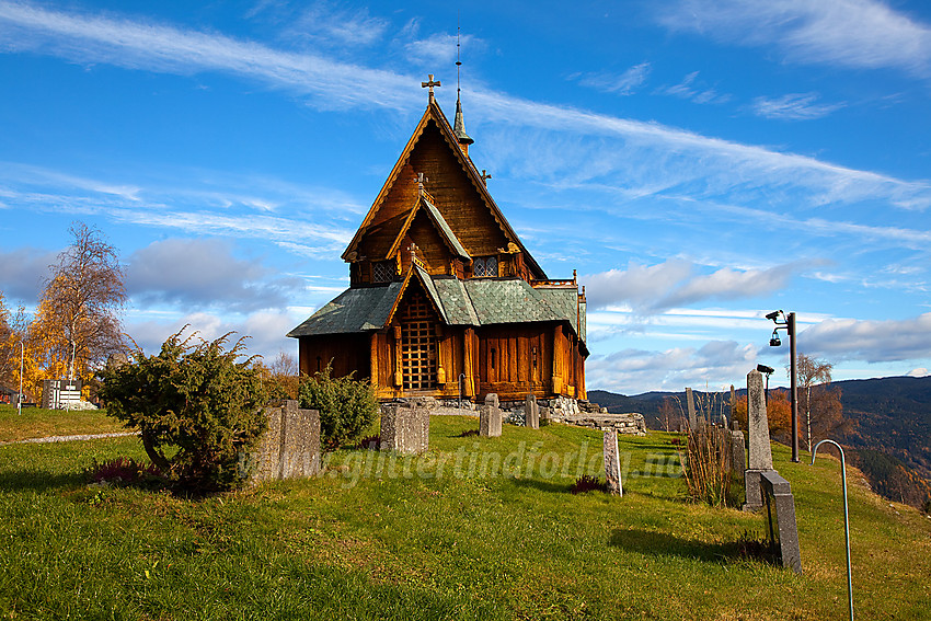 Reinli Stavkirke i Sør-Aurdal.