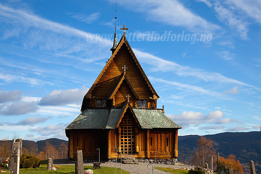 Reinli Stavkirke i Sør-Aurdal.