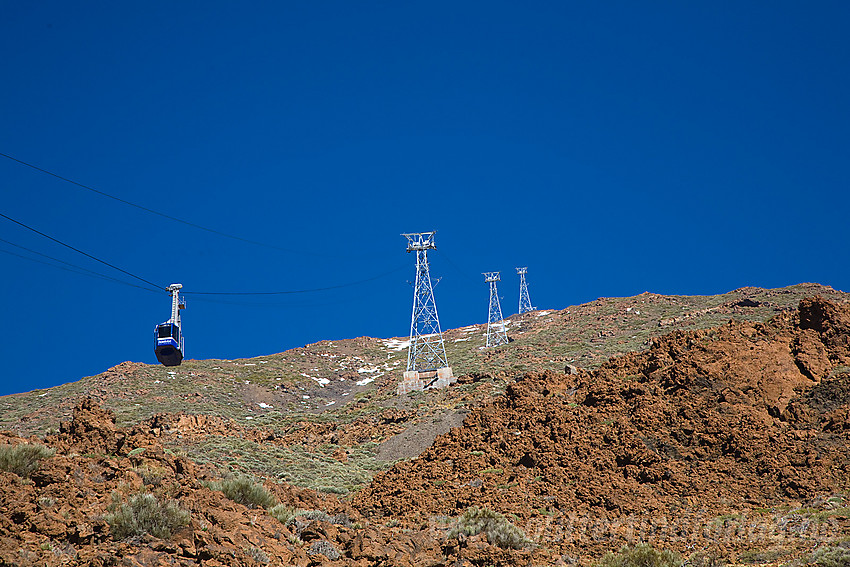 Teleferico'n (taubanen) på Teide.