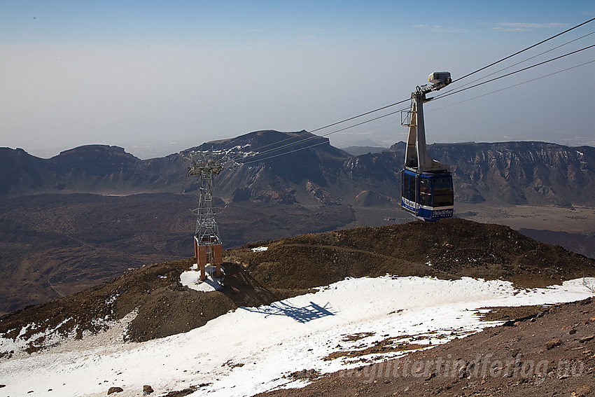 Teleferico'n (taubanen) på Teide.