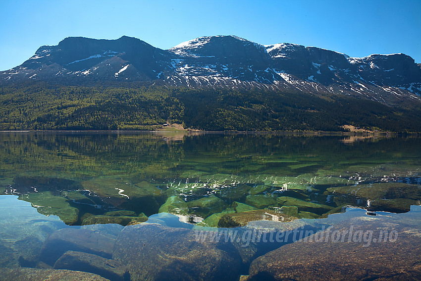 Ved Vangsmjøse mot Bergsfjellet.