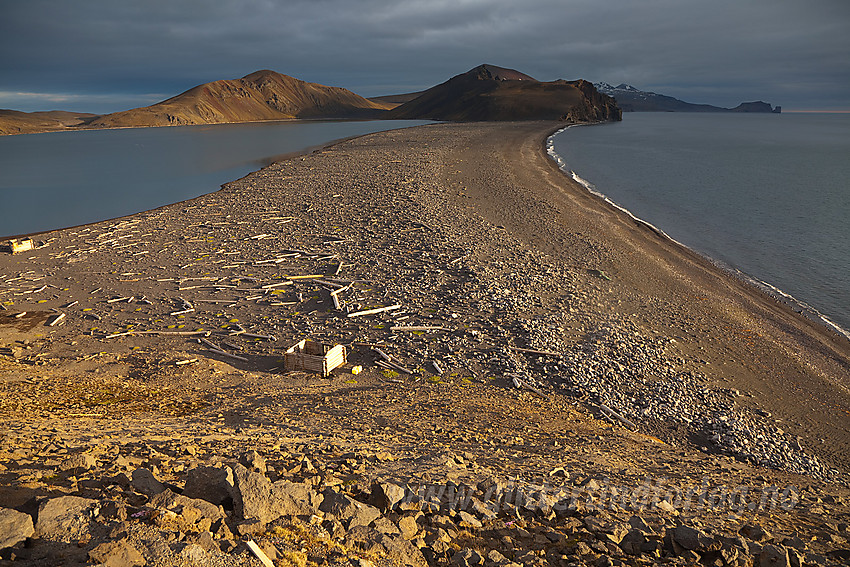 Utsikt fra Gamlemetten mot Nordlaguna og Stasjonbukta.