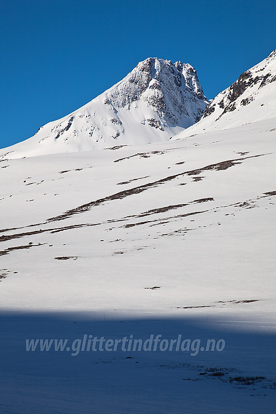 Fra Visdalen mot Søre Bukkeholstinden (2058 moh).