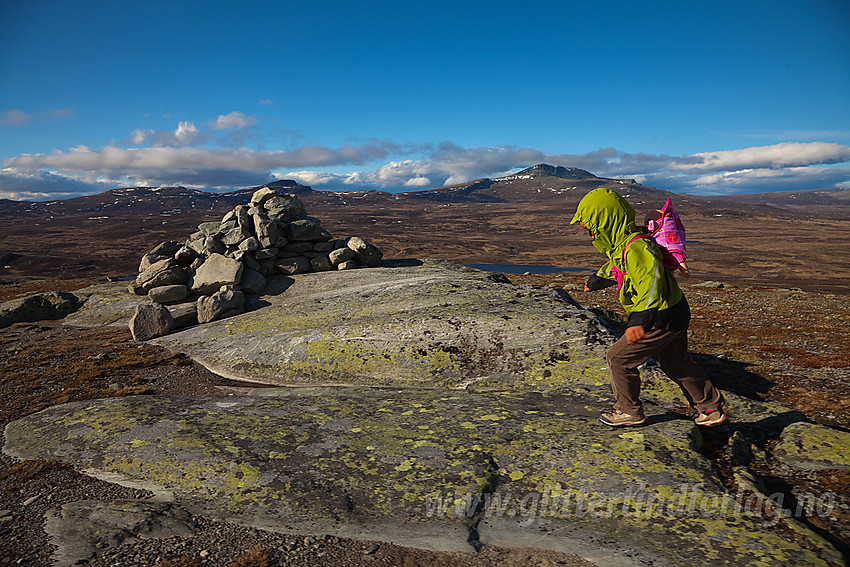 Siste jogg til topps på Kjølafjellet. Skaget i bakgrunnen.