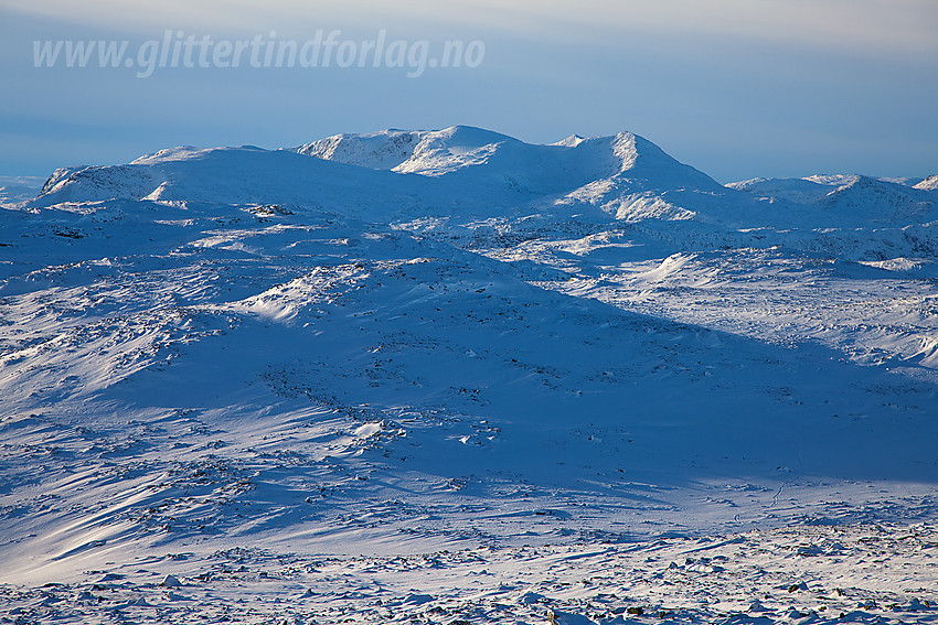 Utsikt i retning Haukefjellet og Høgeloft.