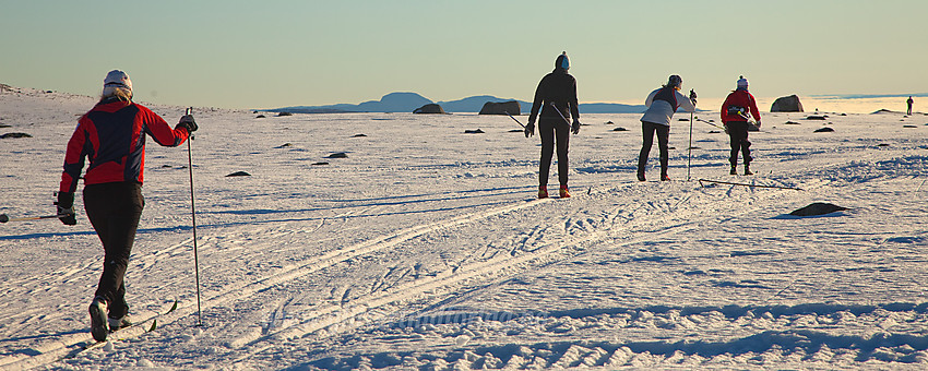 Skiløping på Valdresflye.