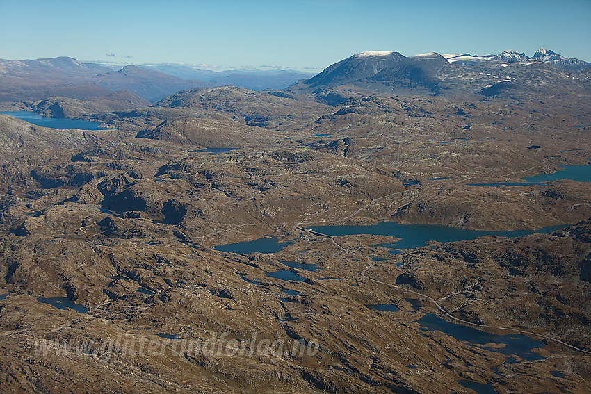 Flytur over Sognefjellet.