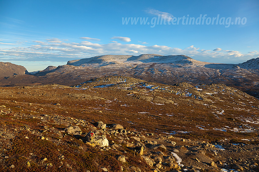 Ved Gjendehalsen mot Heimdalshøe (1843 moh).