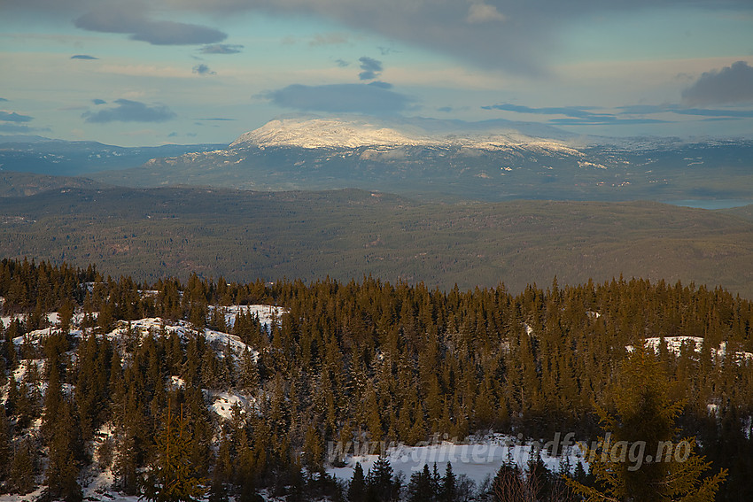 Utsikt fra Tåråfjellet i retning Blefjell.