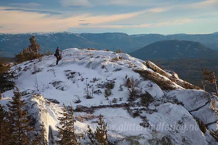 På toppen av Tåråfjellet.