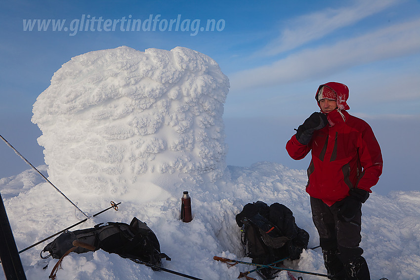 På toppen av Raudbergnuten.