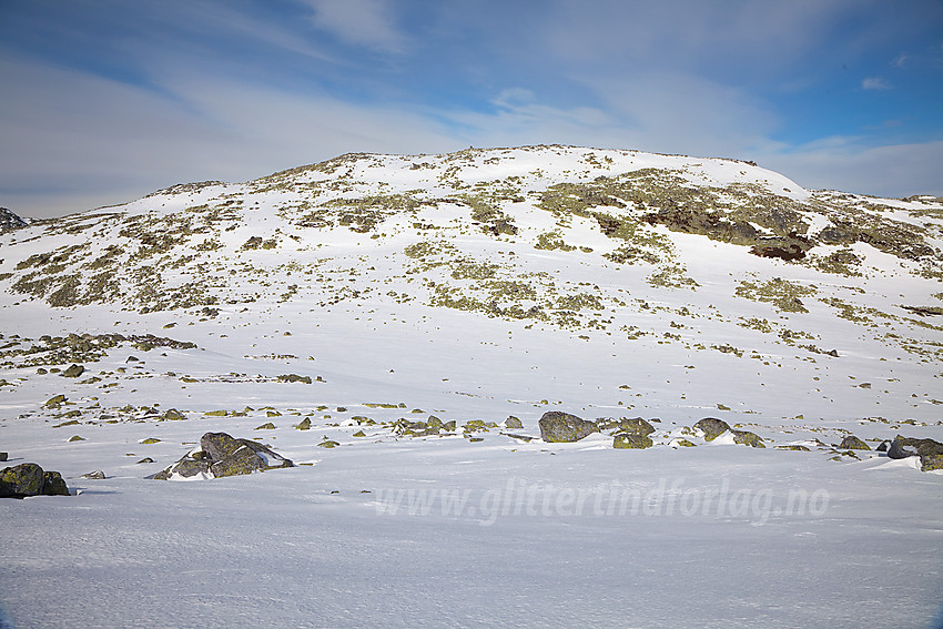 Mælefjell (1413 moh) sett fra sør.