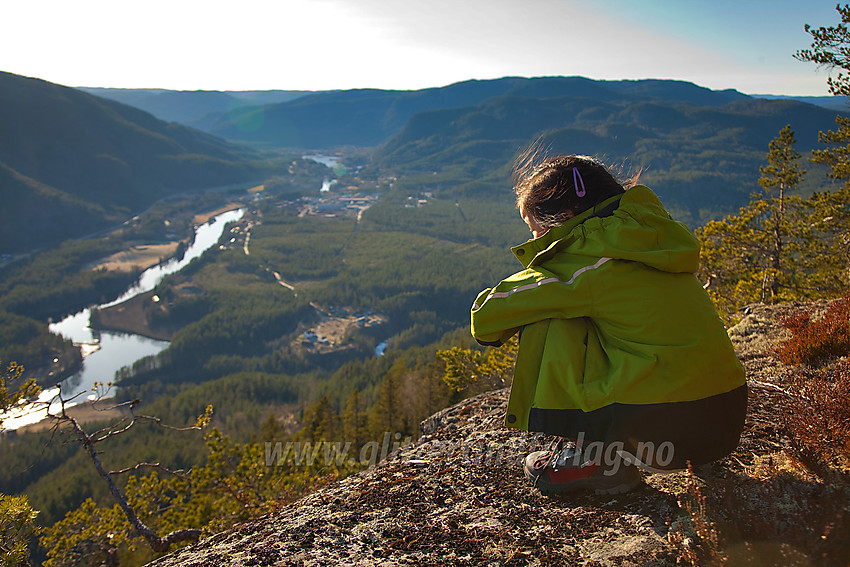 Utsikt fra Puttekollen mot Begnadalen.