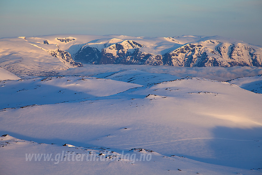 Fra Stora Grånosi mot Fresvikbreen.