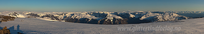 Panorama fra Stiganosi mot vest-nordvest.