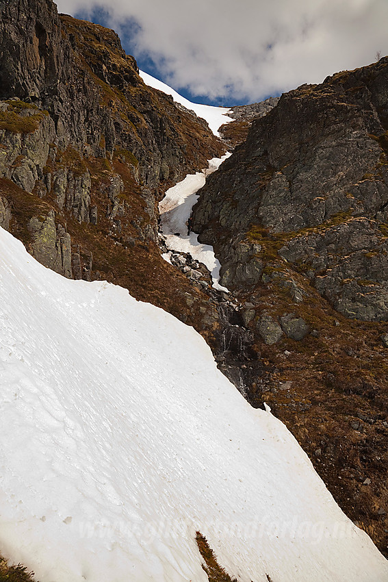 Snørenne nedenfor Sauaklypet.