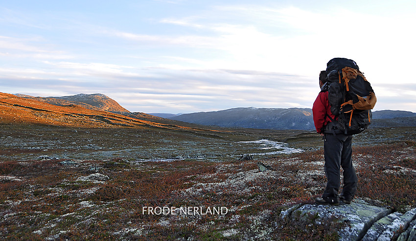 Skarvdalen. I bakgrunnen Purka og Stortorbuhøa.