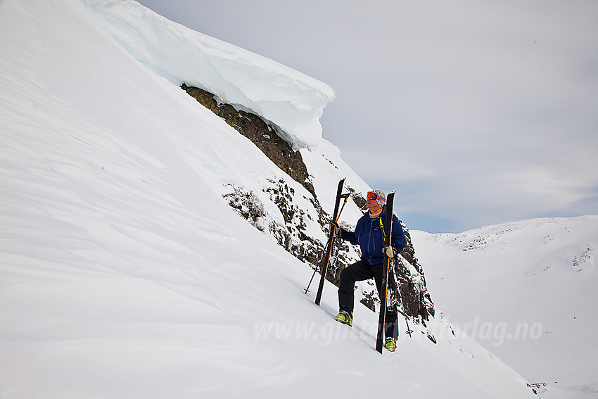 På vei opp til Mefjellet.