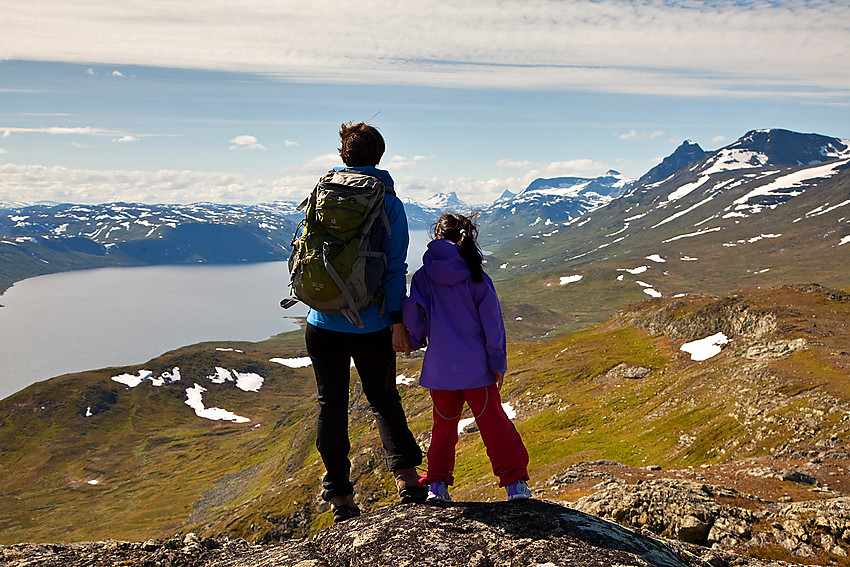 Fra Heimre Fagerdalshøe innover Bygdin.