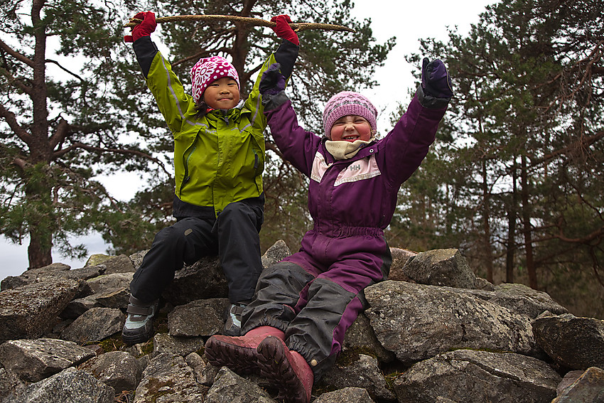 På toppen av Lakollen