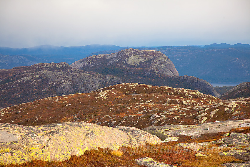 Fra Sveinsheii mot Hægefjell.