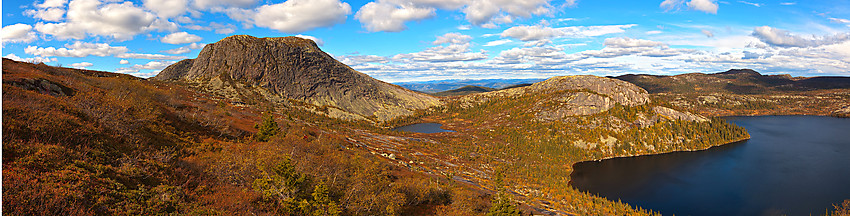 Panorama mot Roan.