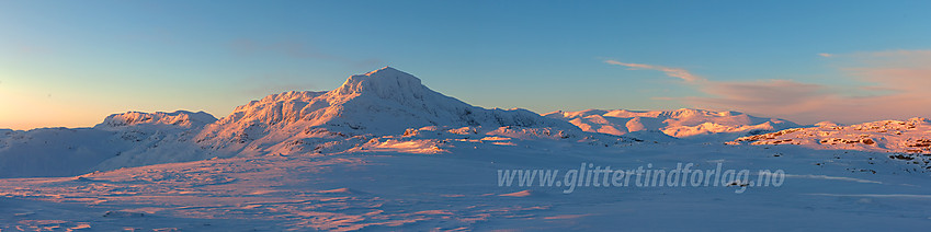 Fra Heklefjell mot Bitihorn g Jotunheimen.