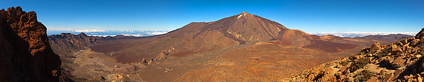 Panorama mot Teide.