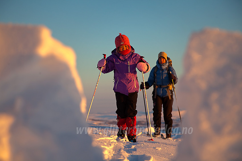 Skiløping på Heklefjell.