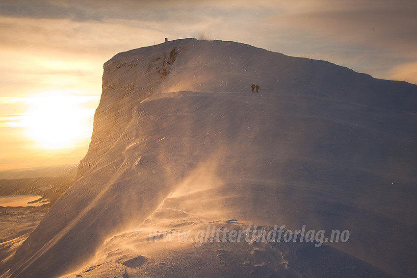 På vei opp Bitihorn fra nord.