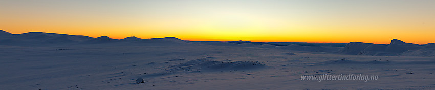 Panorama mot Valdresflye.