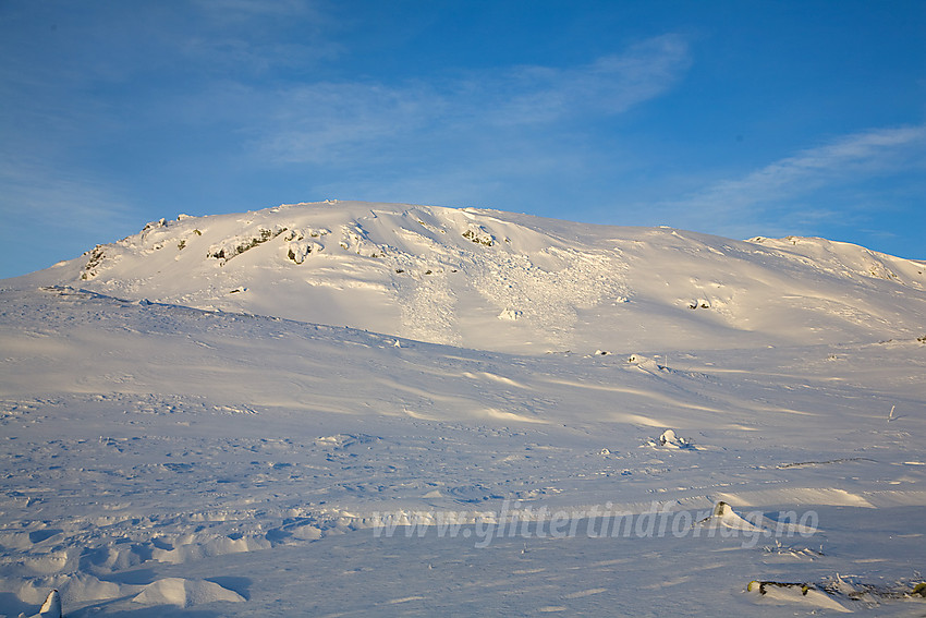 Små snøskred ved stakeløypa fra Flatvollen mot Hallingnatten.