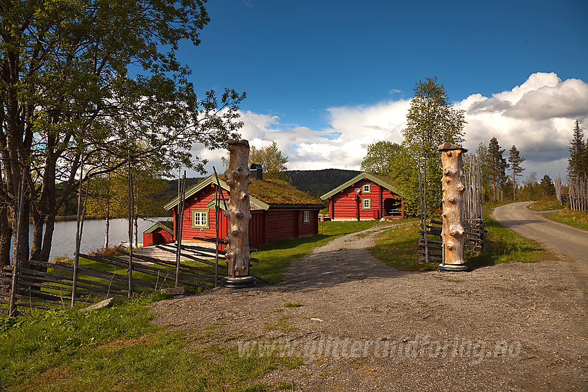 Bueheim ved Buvatnet like ved grensa til Sør-Aurdal.