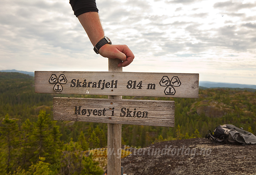 På toppen av Skåråfjell