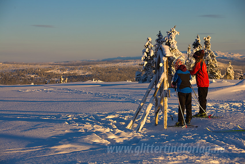 På toppen av Skardåsen.