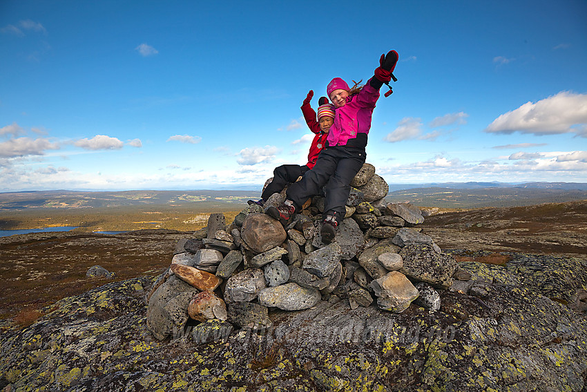 På toppen av Haugsetfjellet