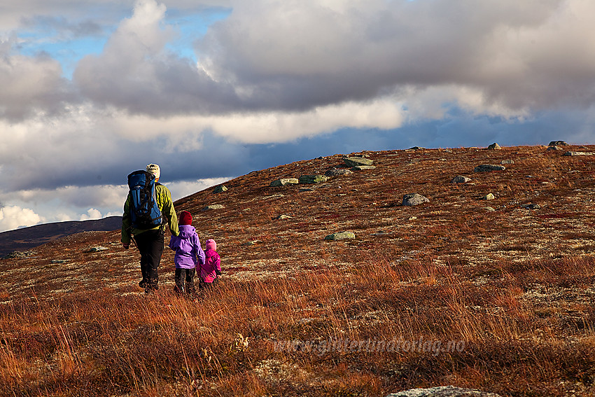 På tur til Skruvdalstinden.