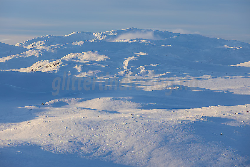 Utsikt fra Skørsnøse mot Berdalseken.