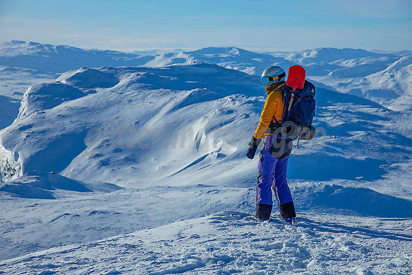 Utsikt i vestlig retning fra Skørsnøse.