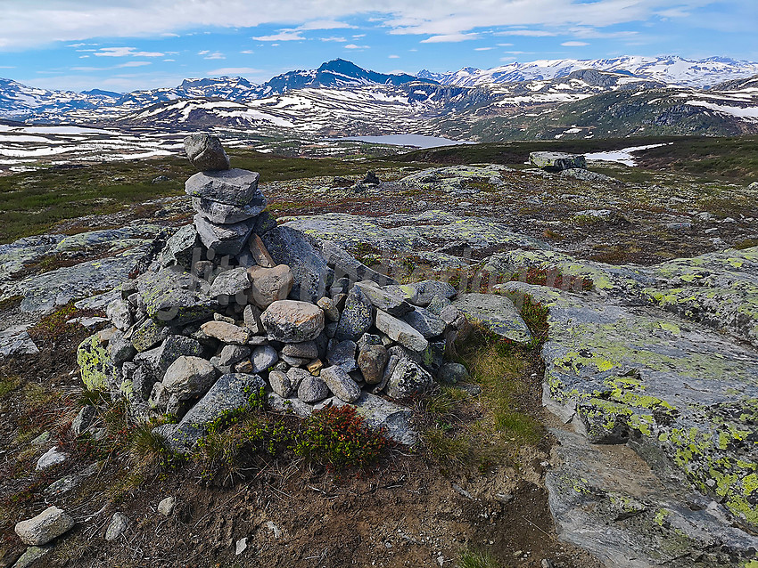 På Melbysfjellet ved Beitostølen.