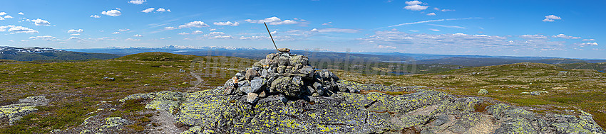 Toppen på Haugsetfjellet.